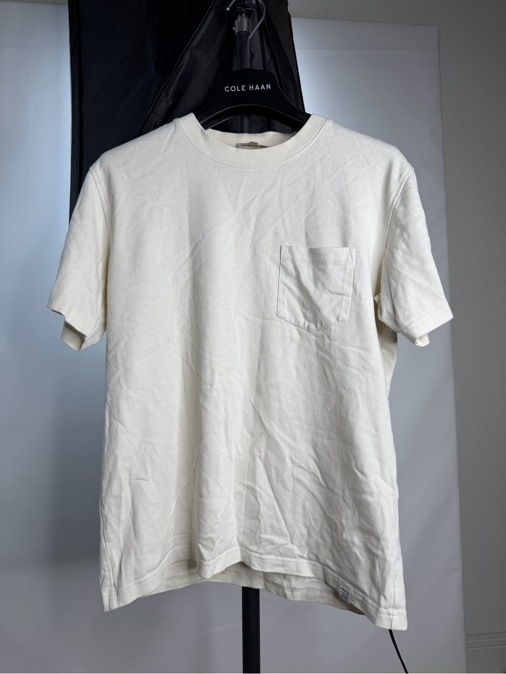 Norse projects Men's White Pocket Crewneck T-Shirt